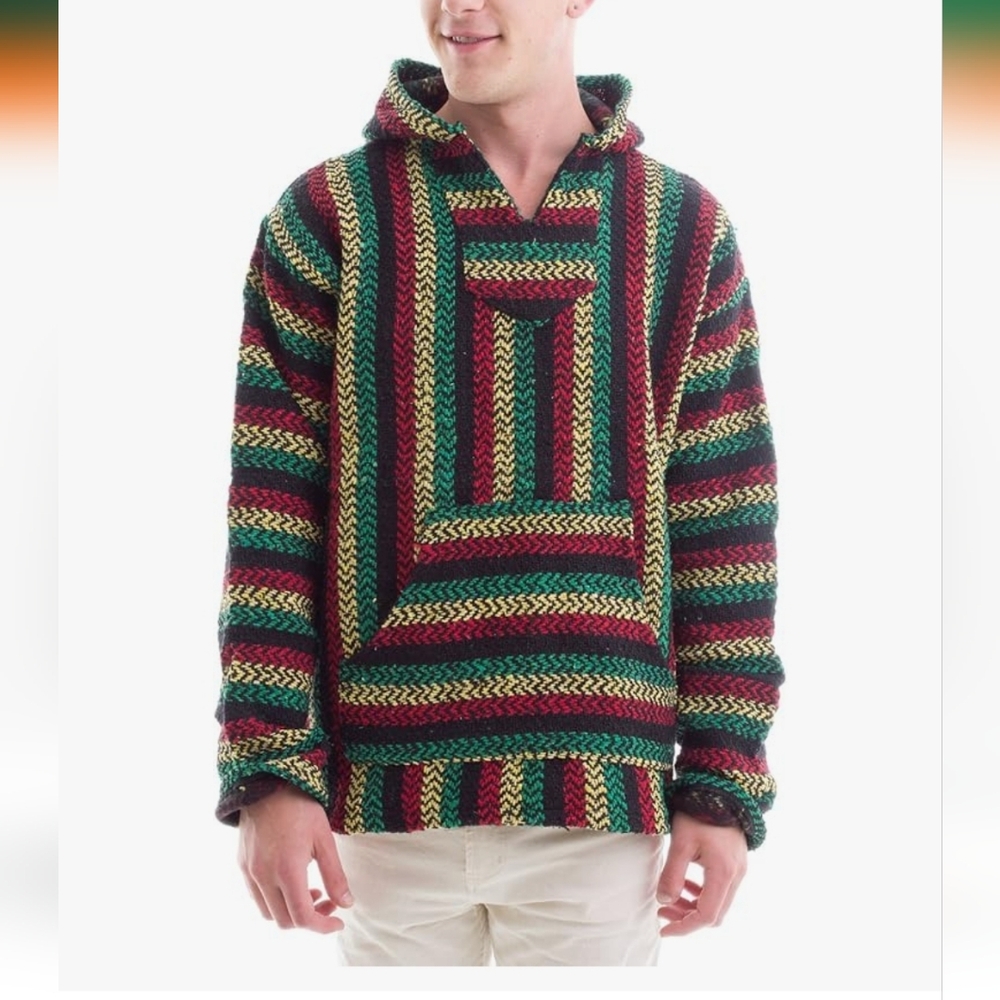 Baja Hoodie~ Original Mexican Deluxe Baja~ Made with 100% Recycled Fibers